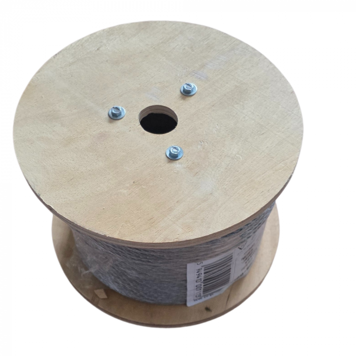 Cablu comercial, din otel zincat, pentru ancorare, greutate maxima 131 kg, colac 100 m x 5 mm / bucata [2]