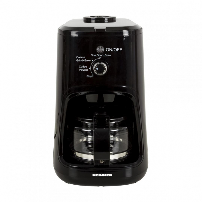Cafetiera Heinner HCM-900RBK, 900 W, Rasnita incorporata, 0.6 L, Negru [3]