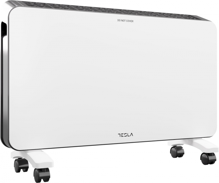 Calorifer electric Tesla PC301WB, 2000W, termostat reglabil cu autoresetare, 3 trepte, protectie supraincalzire, senzor pentru consum optimizat, anti-rasturnare, suprafata acoperita 20-25m2, Alb [4]