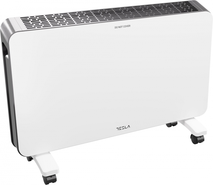 Calorifer electric Tesla PC301WB, 2000W, termostat reglabil cu autoresetare, 3 trepte, protectie supraincalzire, senzor pentru consum optimizat, anti-rasturnare, suprafata acoperita 20-25m2, Alb [2]