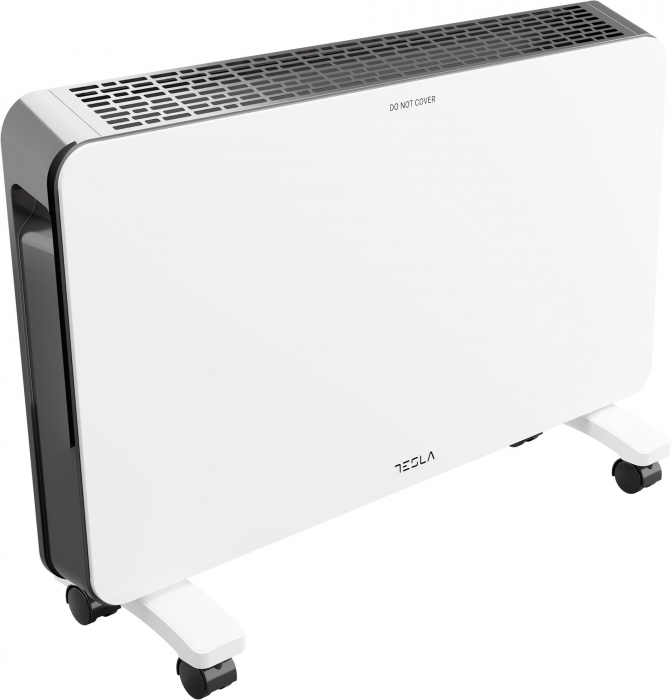 Calorifer electric Tesla PC301WB, 2000W, termostat reglabil cu autoresetare, 3 trepte, protectie supraincalzire, senzor pentru consum optimizat, anti-rasturnare, suprafata acoperita 20-25m2, Alb [3]