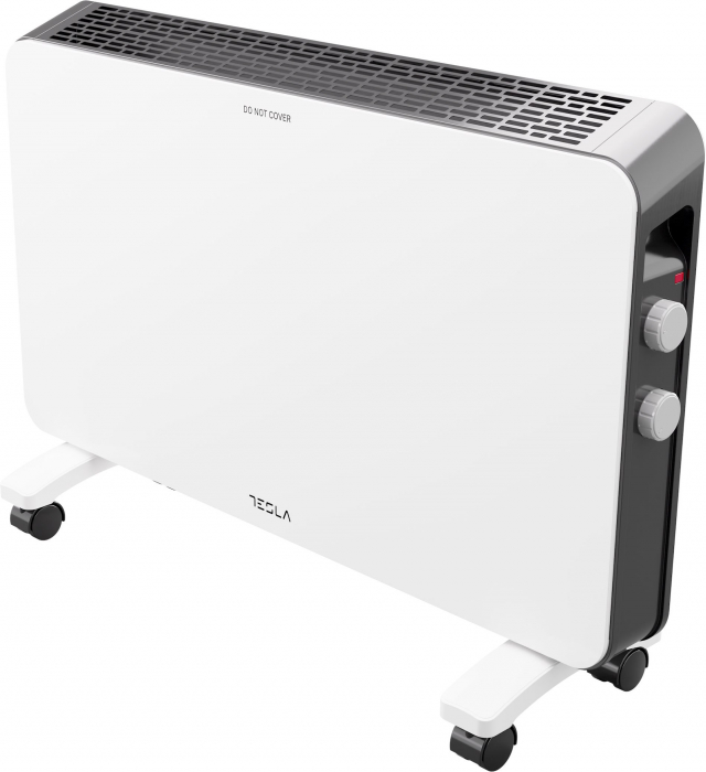 Calorifer electric Tesla PC301WB, 2000W, termostat reglabil cu autoresetare, 3 trepte, protectie supraincalzire, senzor pentru consum optimizat, anti-rasturnare, suprafata acoperita 20-25m2, Alb [7]