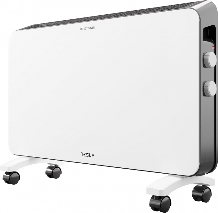 Calorifer electric Tesla PC301WB, 2000W, termostat reglabil cu autoresetare, 3 trepte, protectie supraincalzire, senzor pentru consum optimizat, anti-rasturnare, suprafata acoperita 20-25m2, Alb [6]