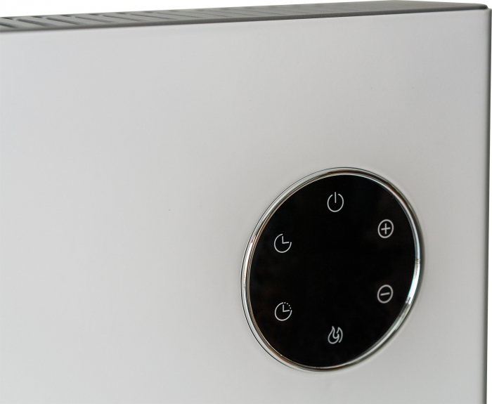 Calorifer electric Tesla PC312WD, 2000W, termostat reglabil cu autoresetare, 3 trepte, protectie supraincalzire, senzor pentru consum optimizat, anti-rasturnare, suprafata acoperita 20-25m2, Alb [3]
