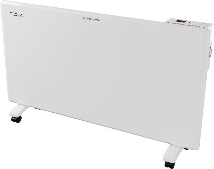 Calorifer electric Tesla PC501WD, 2000W, termostat reglabil cu autoresetare, 3 trepte, protectie supraincalzire, senzor pentru consum optimizat, anti-rasturnare, suprafata acoperita 20-25m2, Alb [4]