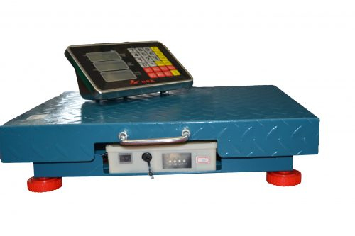 Cantar 300kg Wireless, Afisaj LCD, Structura metal, Albastru DRK [2]