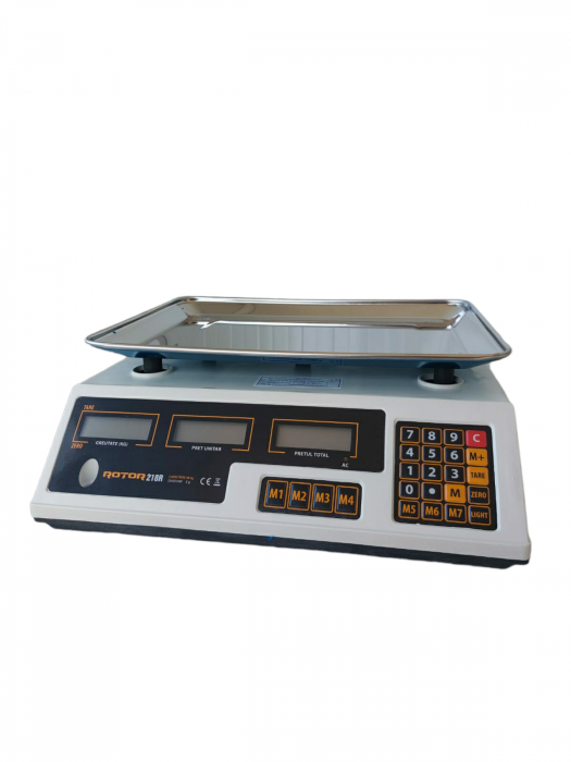 Cantar de 40 kg, cu baterie 4V reincarcabila, 7 memorii, ROTOR R218 [3]