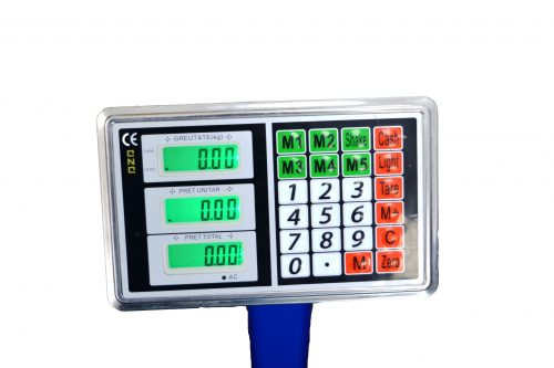 Cantar DRK, 300kg, afisaj LCD, platforma 40×50 cm, albastru [2]