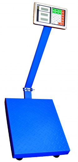 Cantar DRK, 300kg, afisaj LCD, platforma 40×50 cm, albastru [1]