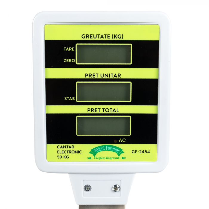 Cantar electronic 50 kg, acumulator 4 V-4 Ah, 220 V, Micul Fermier GF-2454 [11]