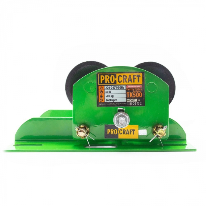 Carucior port palan electric PROCRAFT TK500, 500Kg, 60W [5]