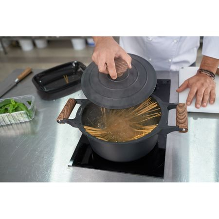 Caserola aluminiu + capac, Cooking by Heinner, Taste of Home by Chef Sorin Bontea, 24 x 11.5 cm, 4.5 L [8]