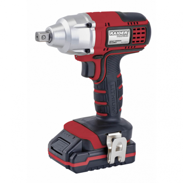 Cheie de impact cu acumulator 18V 1x1.5Ah 350Nm 1/2 RD-CIW01 Raider Power Tools [2]