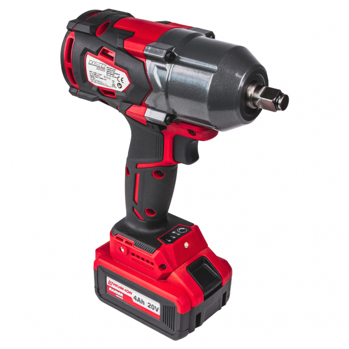 Cheie de impact motor fara perii 20V 4Ah 700Nm 1/2" RDI-IBW03 [2]