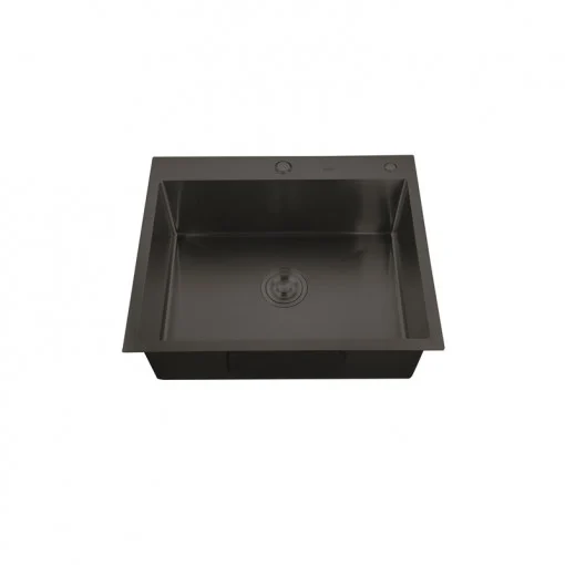 Chiuveta de bucatarie din inox MIXXUS, Culoare NANO-BLACK, Dimensiune 580 x 430 mm [1]