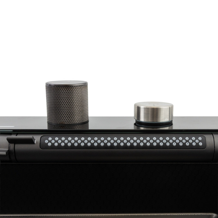 Chiuveta multifunctionala din inox nano black, honeycomb, seria Decor MIXXUS MH7546-SET-06 [19]