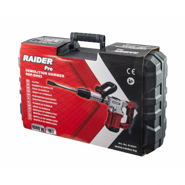 Ciocan demolator 1500W 7.5 Kg SDS-Max 18J RDP-DH03 Raider Pro [5]