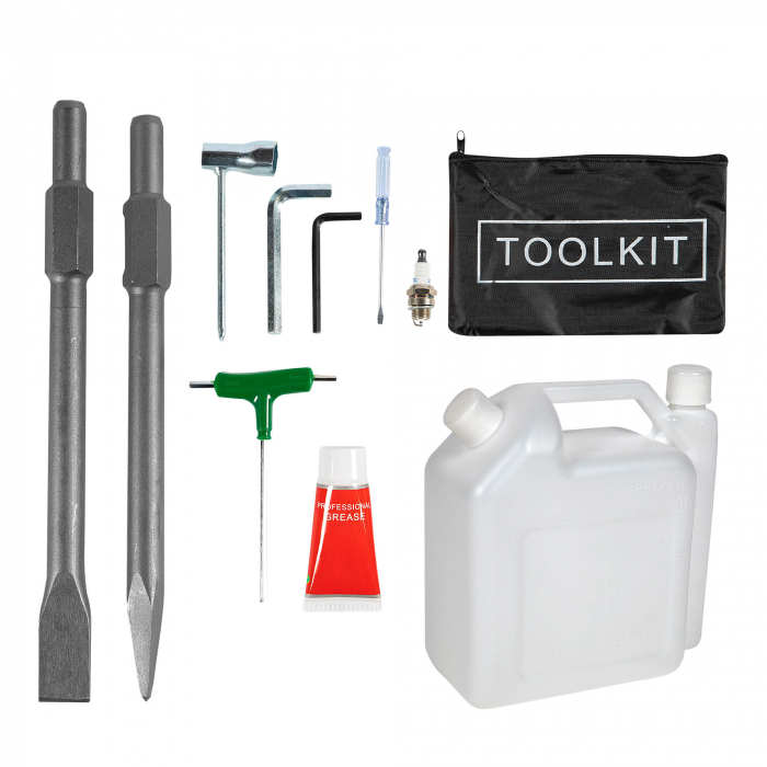 Ciocan demolator Detoolz, DZ-C255, 2 timpi, putere 2.4 CP, 52 CC 20-55 J 1500 BPM [9]