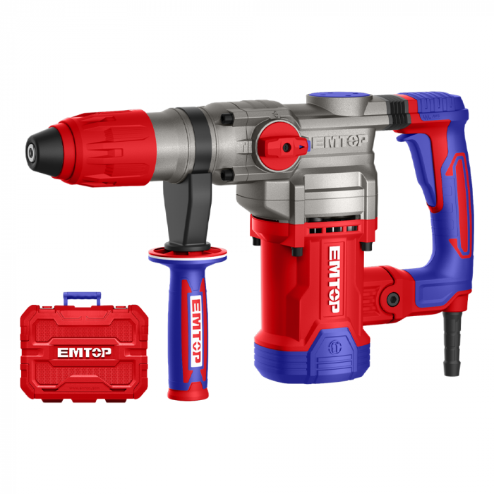 Ciocan electric rotopercutor 1600W, 10.0J, cutie de transport - ERHRM1608, EMTOP [1]
