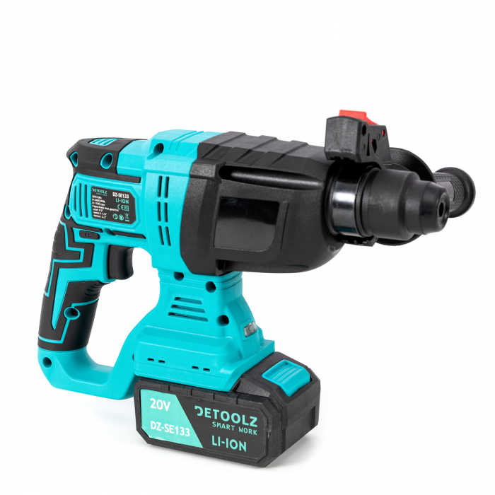 Ciocan rotopercutor DETOOLZ,  2.2J cu acumulator 20V/4Ah [3]