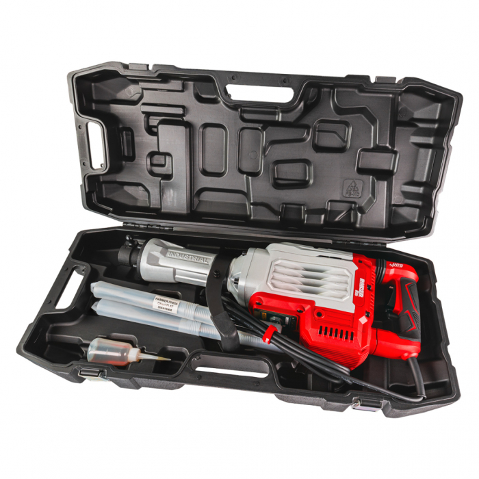 Ciocan Rotopercutor Raider Pro RDP‑DH04 1400 W, HEX 30 mm, Energie Impact 30 J, Cuvală + Kit Dălzire [8]