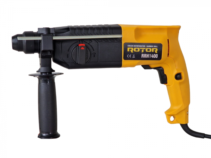 Ciocan rotopercutor ROTOR RRH1400, percutie 2.6 J, putere 1400W, viteza 1250 rot/min [3]