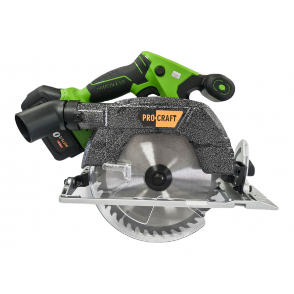 Circular cu acumulator Procraft PCA20, semiprofesional 20V, 4Ah, Brushless, panza 185 mm, pornire lenta [2]