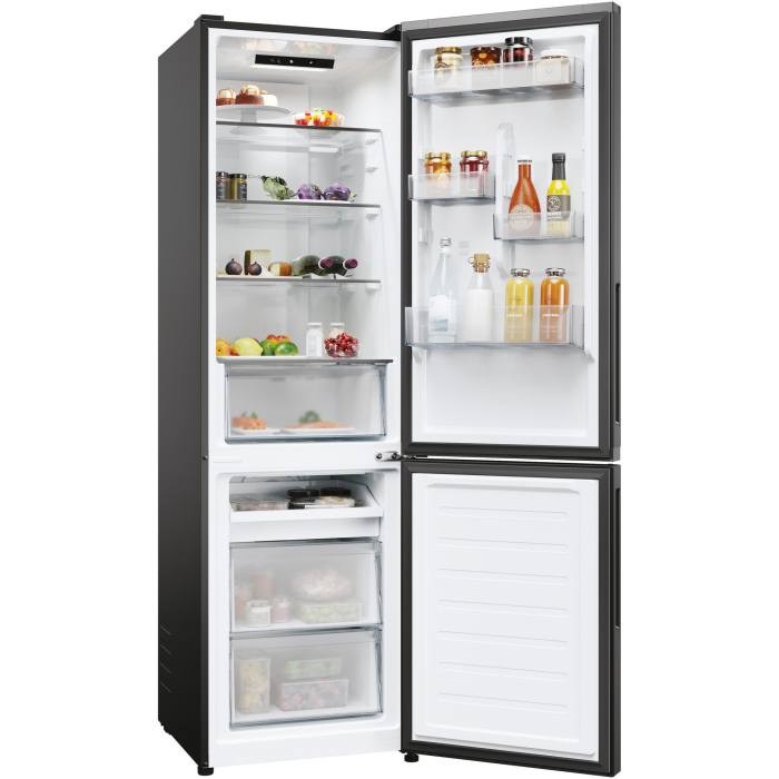 Combina, Candy, 182.5x54.5x60.2cm No Frost, 197l frigider + 82l congelator, negru [5]