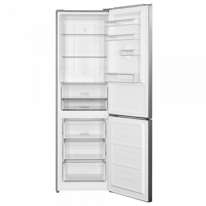Combina Frigorifica Albatros CNFX495E, 347 L, Full No Frost, Clasa energetica E, 3 sertare congelator, Inaltime 195 cm, Inox/ Argintiu [3]