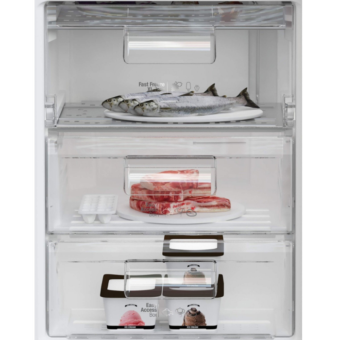 Combina frigorifica Arctic AK60320M40W, 300 l, Clasa E, Garden Fresh, Safety Glass, XXL Bottle, H 185,1 cm, Alb [4]