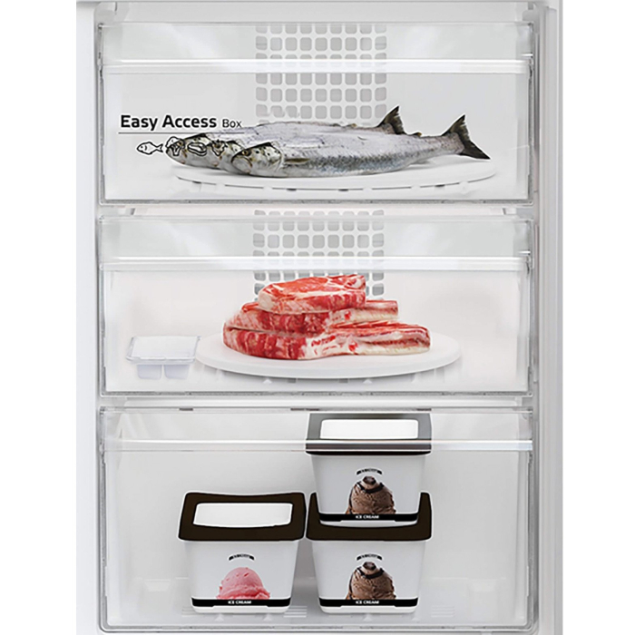 Combina frigorifica Arctic AK60406M40W, 386 l, Clasa E, Garden Fresh, Safety Glass, XXL Bottle, H 202,5 cm, Alb [4]