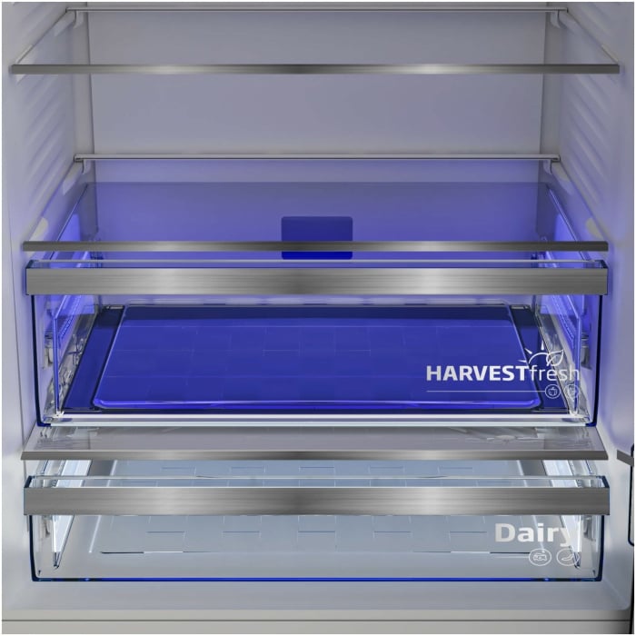 Combina frigorifica Beko B3RCNE594HXB, 551 l, No Frost, HarvestFresh, AeroFlow, Clasa E, Kitchen Fit, Compartiment 0 C, H 187 cm, Metal Look [7]