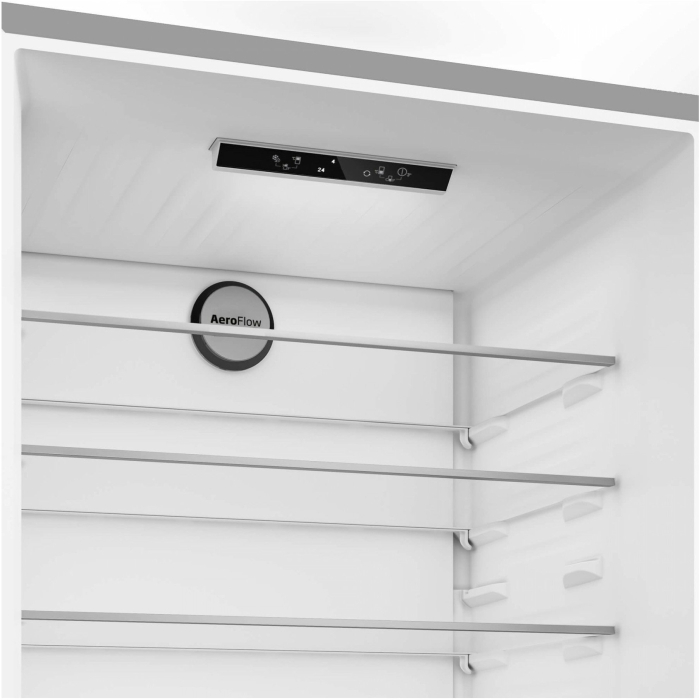 Combina frigorifica Beko B3RCNE594HXB, 551 l, No Frost, HarvestFresh, AeroFlow, Clasa E, Kitchen Fit, Compartiment 0 C, H 187 cm, Metal Look [8]