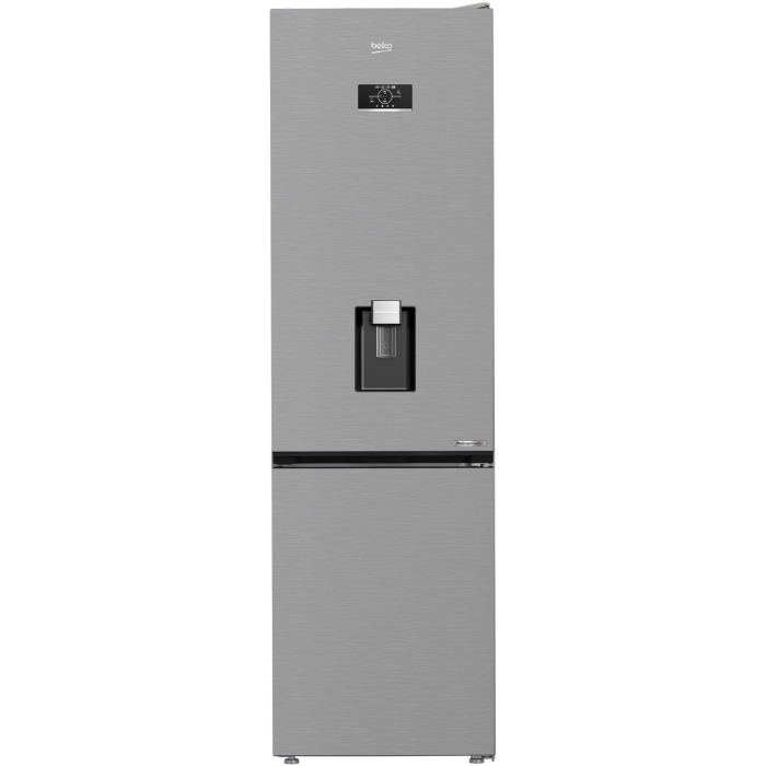 Combina frigorifica Beko B5RCNA405HDXB, 355 l, No Frost, HarvestFresh, AeroFlow, Fast Freeze, Clasa D, 203.5 cm, Inox [1]