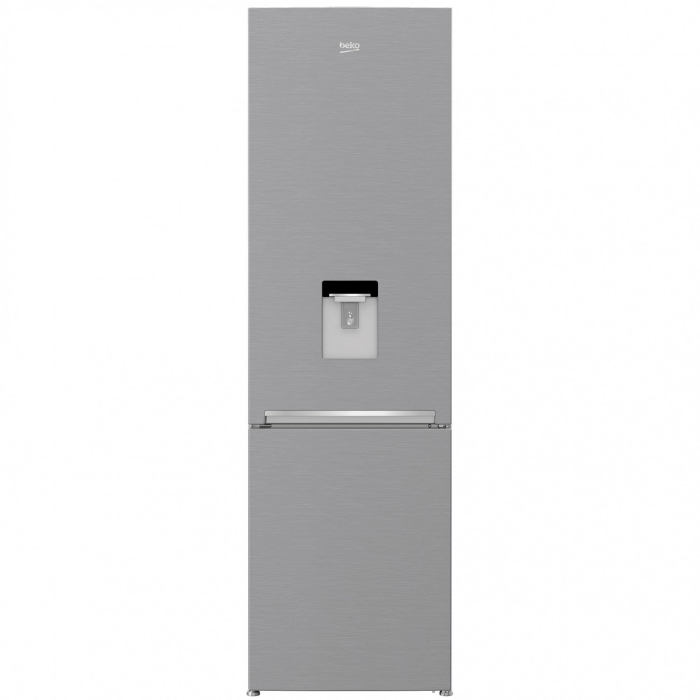 Combina frigorifica Beko RCSA406K40DXBN, 386 l, Clasa E, Dozator apa, H 202.5 cm, Argintiu [1]
