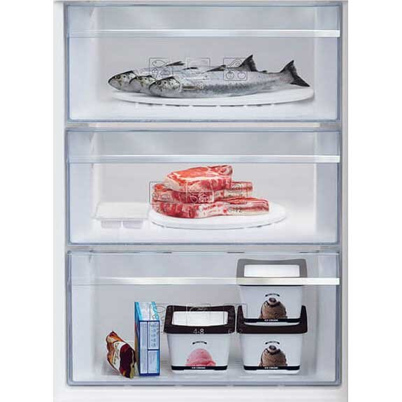 Combina frigorifica Beko RCSA406K40XBN, 386 L, Raft sticle, Clasa E, H 202.5 cm, Argintiu [5]