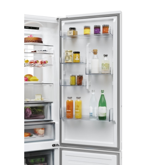 Combina frigorifica Candy, No Frost, 409 l, H 205 cm, Clasa E, Wi-Fi, alb [4]