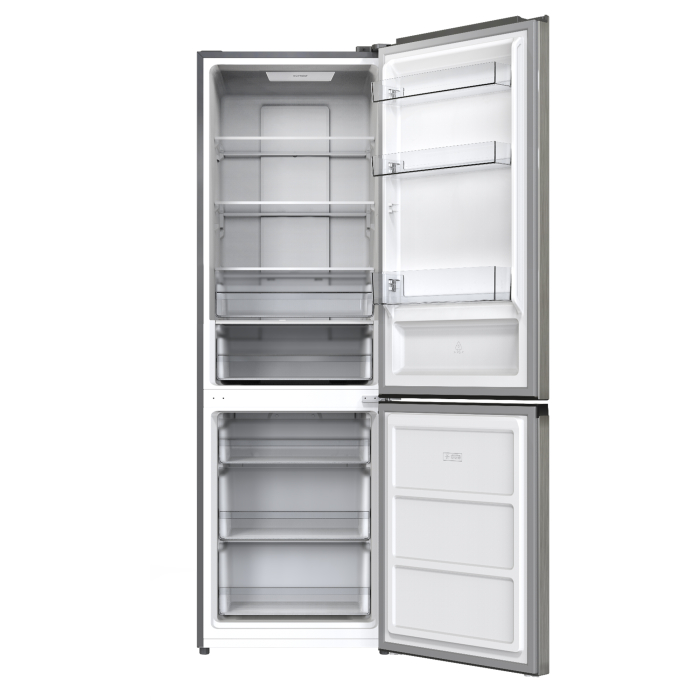 Combina Frigorifică Full No-Frost, Dual Inverter, 400L, Clasa E, Inox – 3 Rafturi + 3 Balcoane + 5 Sertare [2]