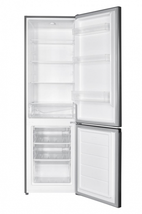 Combina frigorifica Heinner HC-HM262XE++, 262 l, Control electronic, Usi reversibile, Clasa E, H 180 cm, Inox [2]