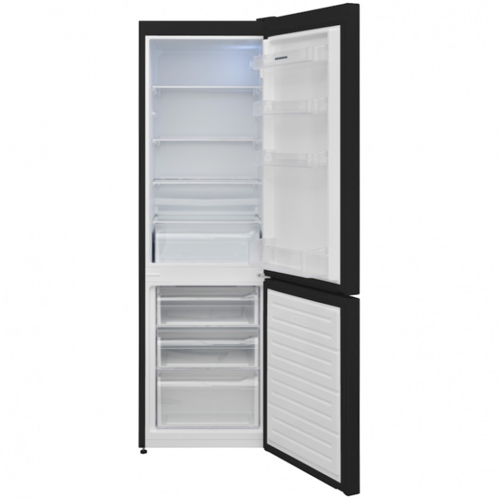 Combina frigorifica Heinner HC-V2681BKE++, 268 l, Less frost, Control mecanic, Iluminare LED, H 170 cm, Negru [2]