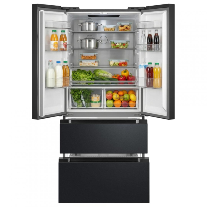 Combina frigorifica HEINNER HCFD-M516INVHDXE++, No Frost, 516 l, Clasa E, Dozator apa, Compresor inverter, Antracit [3]
