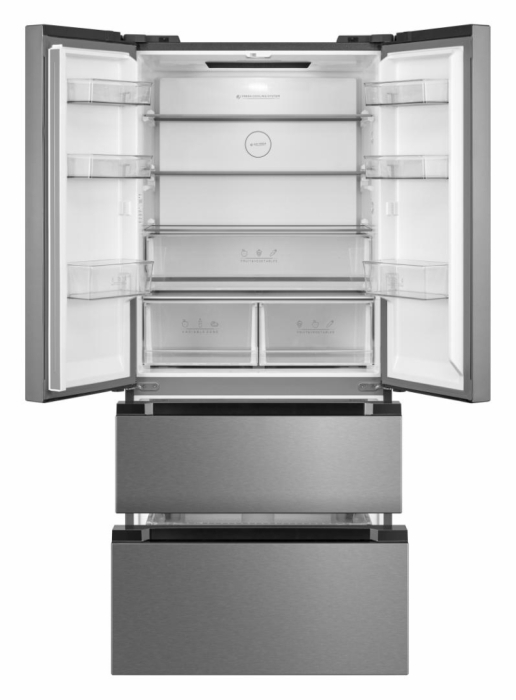 Combina frigorifica HEINNER HCFD-M516INVXE++, No Frost, 516 l, Clasa E, Compresor inverter, Aspect inox [2]