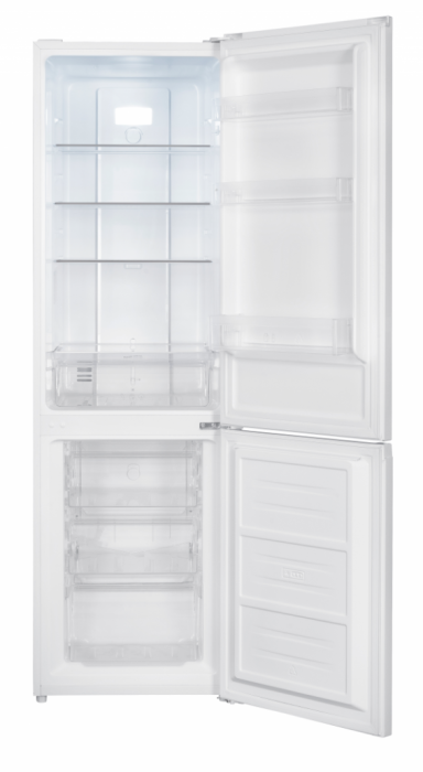 Combină Frigorifică Heinner HCNF-HM253INVDGD, No Frost, Compresor Inverter, 253 L, Clasa Energetică D, Control Electronic, LED, 181 cm, Gri Antracit Texturat [2]