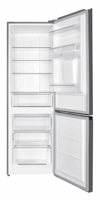 Combina Frigorifică HEINNER HCNF-HM291XWDE++, 291L, Clasa E, Aspect Inox, Dozator Apă, Dezghețare Automată [2]