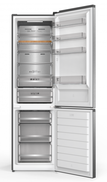 Combina frigorifica HEINNER HCNF-HM377INVDGHC, No Frost, 377 l, Clasa: C, Compresor Inverter, Antracit [2]