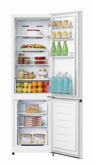 Combină Frigorifică Heinner HCNF-HS255E++, 255L, 2 Uși, Congelator 67L, Sistem Multi Air-Flow, Dezghetare automată, Clasă energetică E, Alb [3]