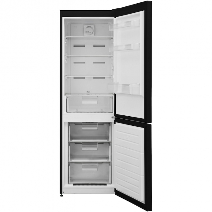 Combina frigorifica Heinner HCNF-V291BKE++, 294 l, Clasa E, No Frost, Display interior, Freezer Shield, Iluminare LED, Control electronic, H 186 cm, Negru [2]