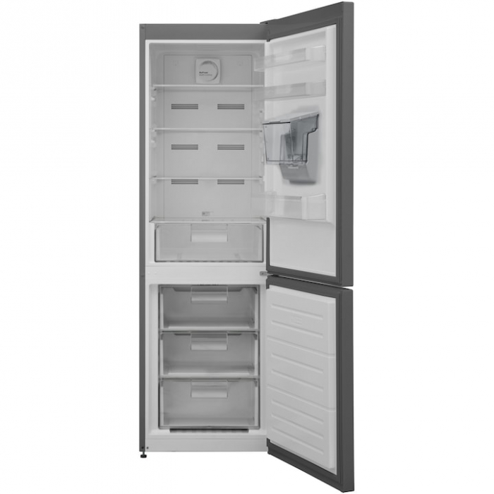 Combina frigorifica Heinner HCNF-V291XWDE++, 294 l, Clasa E, No Frost, Display interior, Dozator apa, Freezer Shield, Iluminare LED, Control electronic, H 186 cm [4]