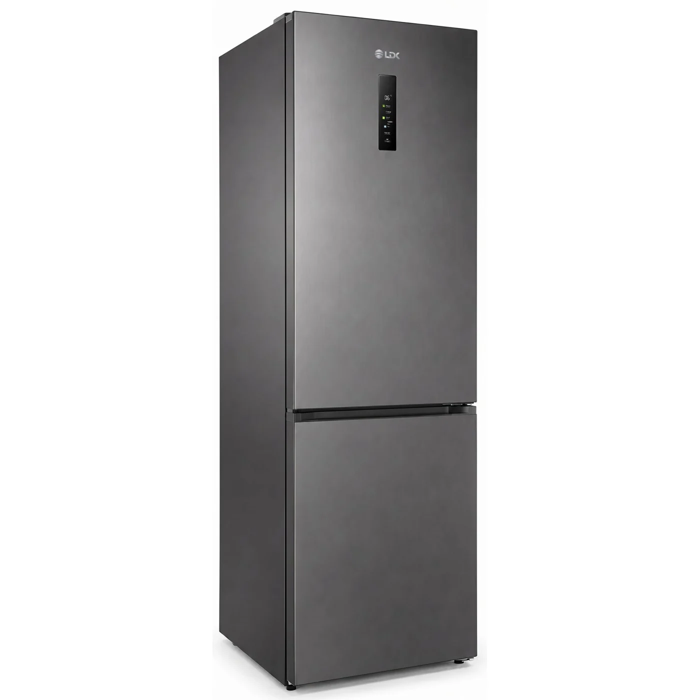 Combina frigorifica LDK CF-405NFDS3, Capacitate 405 l, Control Touch, Multi AirFlow, Cripser Box, H 199 cm, Dark Inox [2]