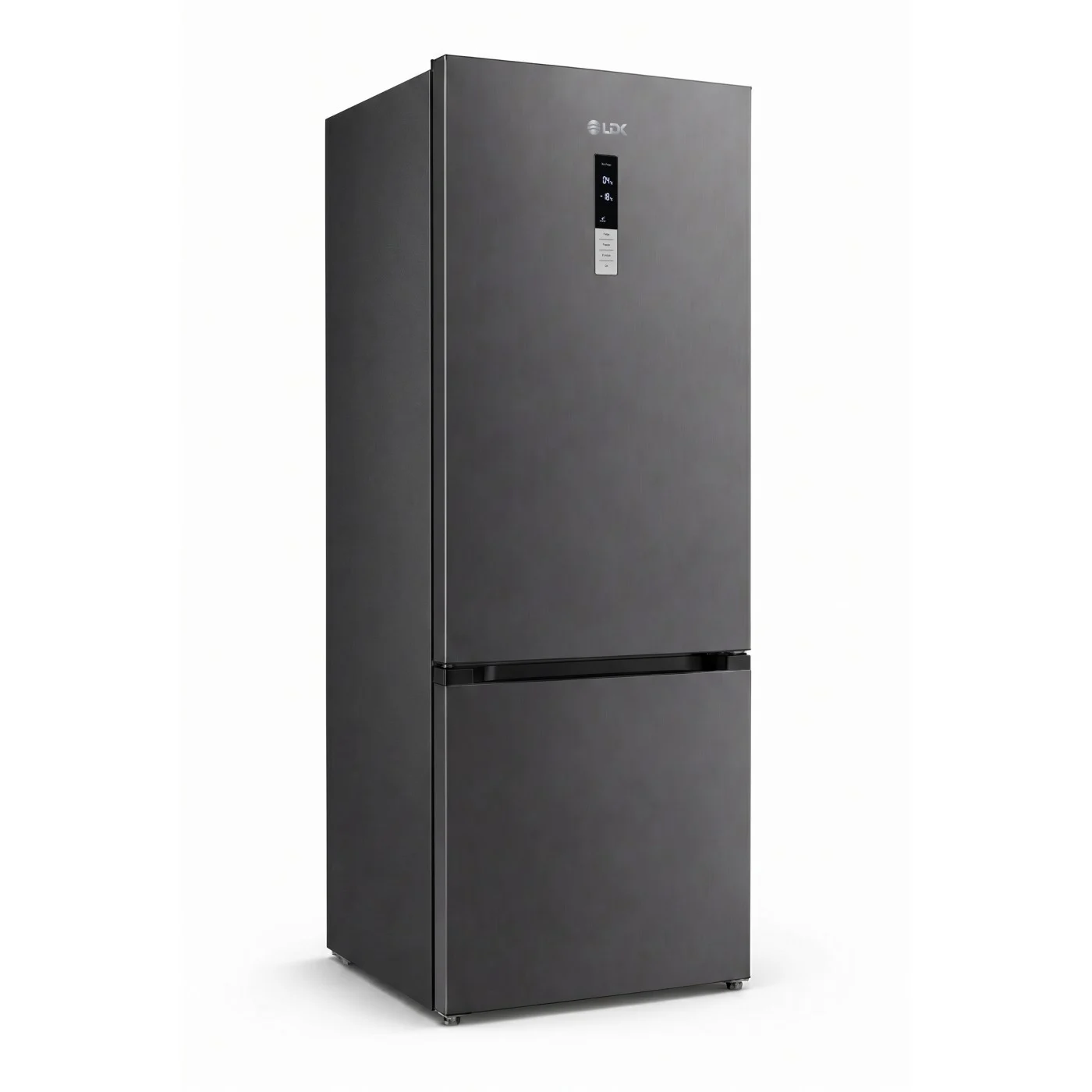 Combina frigorifica LDK CF-442NFDS, Capacitate 442 l, Latime 70 cm, Control Touch, MultiAir Flow, Rafturi Sticla, Crisper Box, H 186 cm, Clasa E, Dark Inox [2]